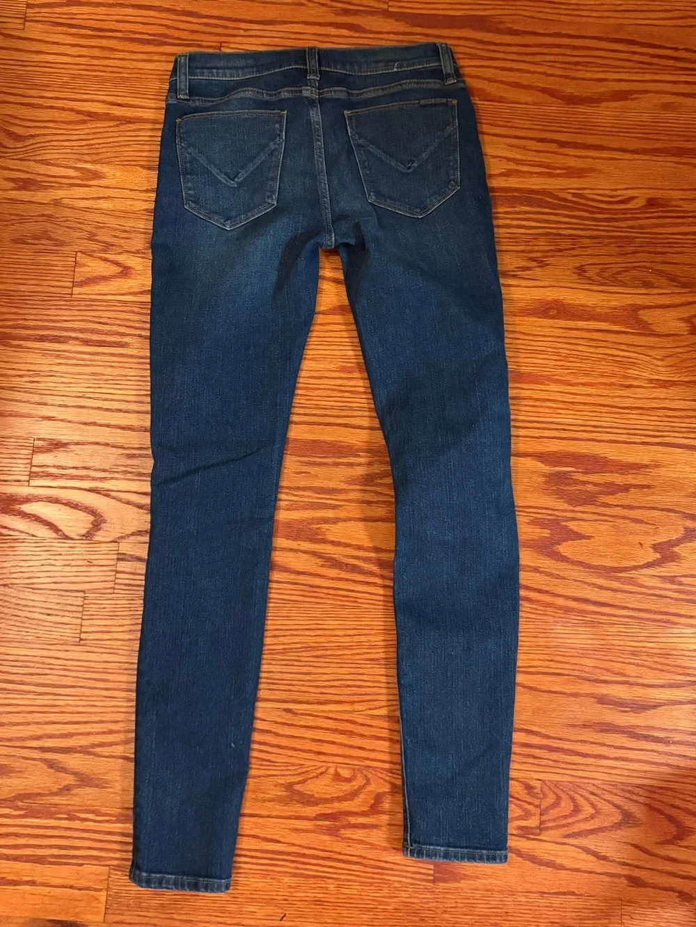 Hudson Jeans Mid-Rise Straight Leg Jeans - Indigo Blue - Picture 5 of 5